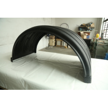 Plastic truck and trailer fenders ,black bomber mudguard-112004